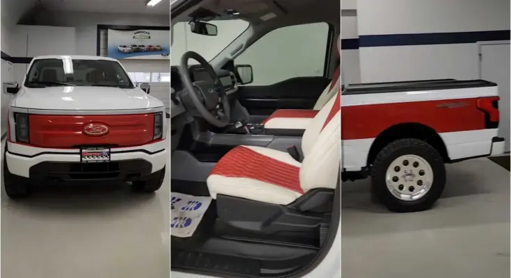 2023 Ford F-150 stands